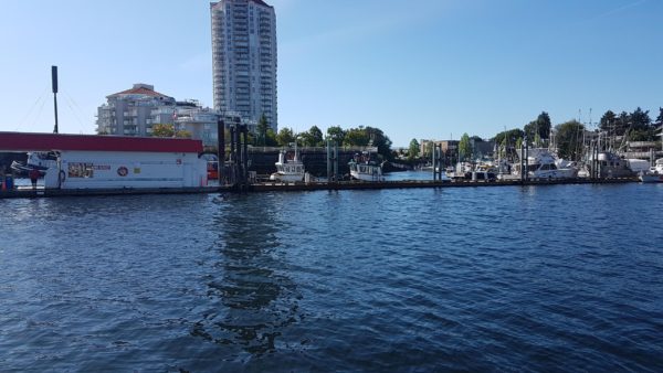 Customs Dock - Water level View - Nanaimo Boat Basin